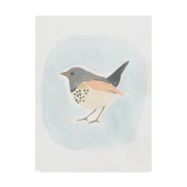 Trademark Fine Art June Erica Vess 'Dapper Bird Iv' Canvas Art, 14x19 WAG08391-C1419GG